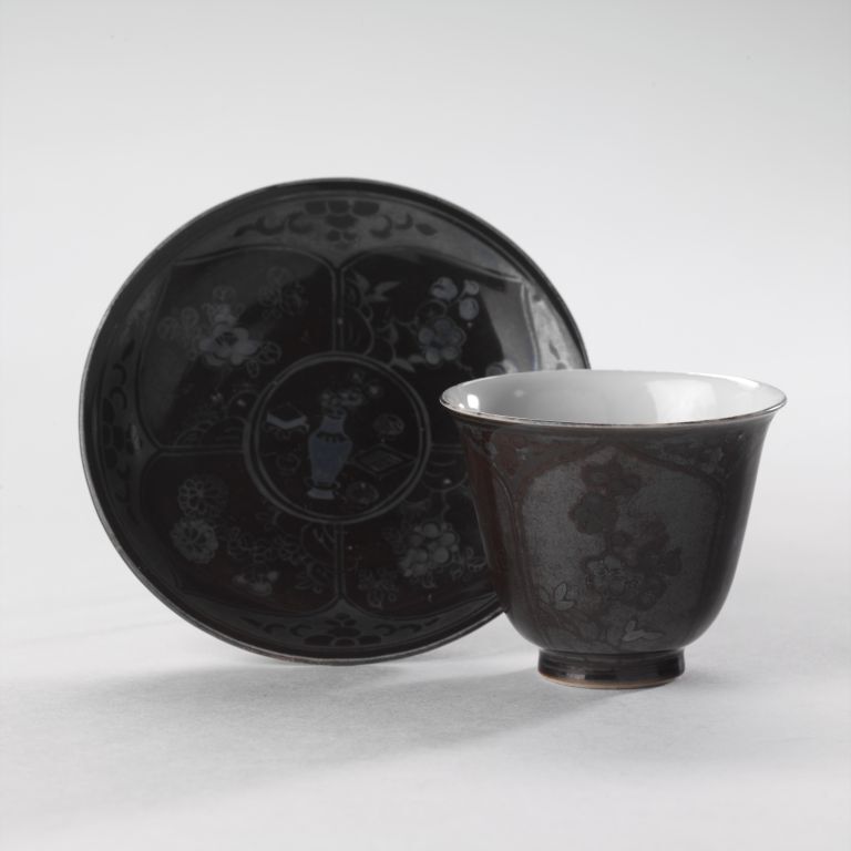 Chocoladekop en schotel